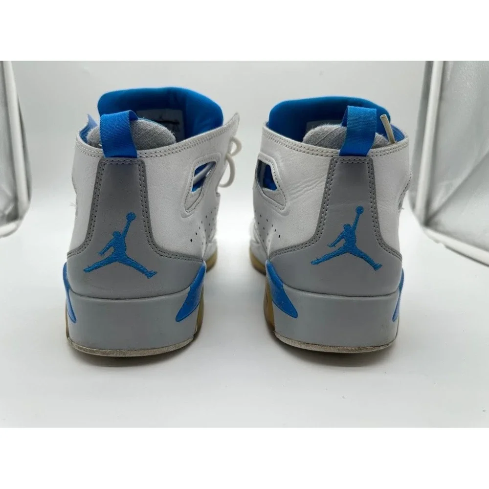 Jordan Flight‎ Club 91 White Photo Blue Wolf Grey 555475-104 Mens 9.5 Sneaker